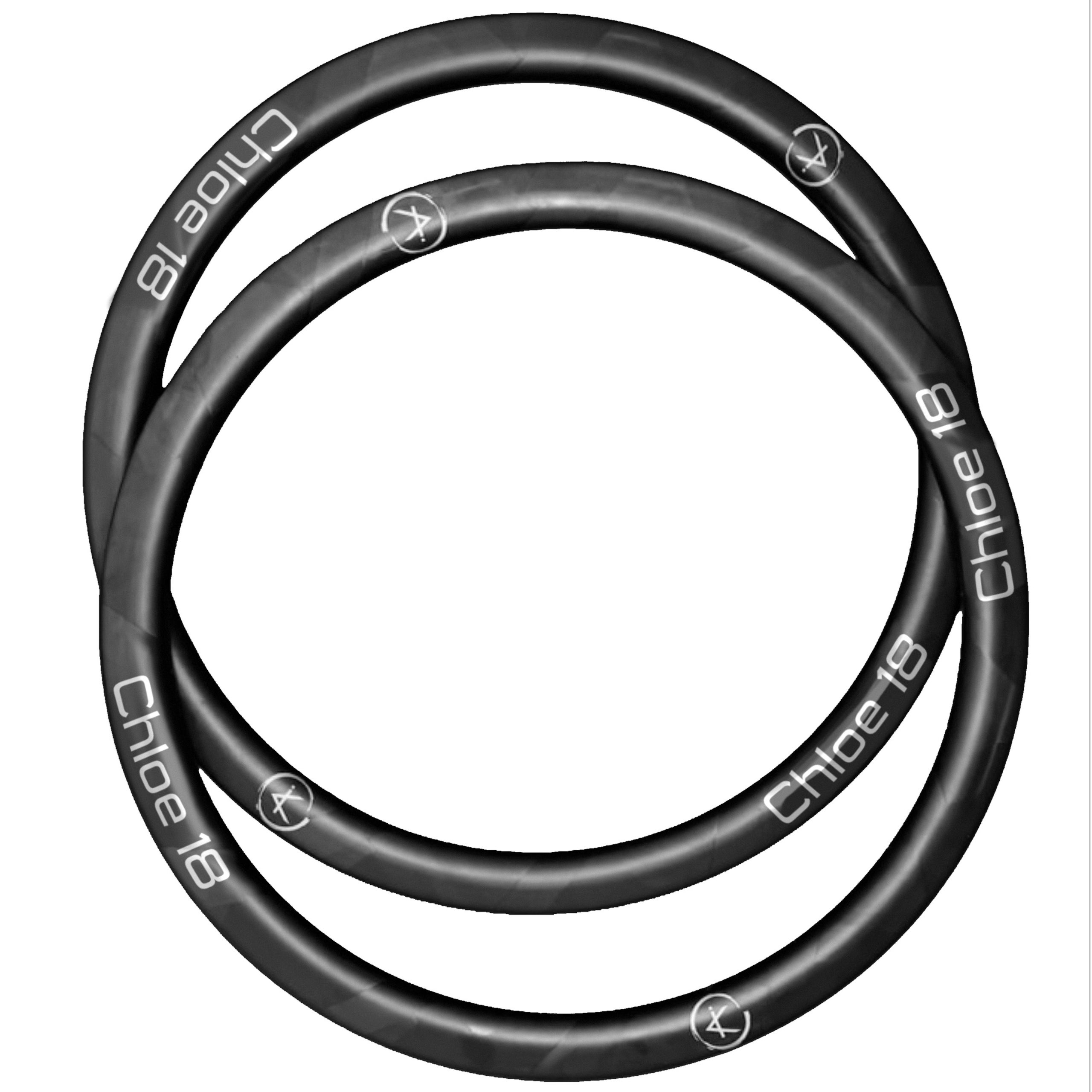 Custom Carbon Fibre Rims Set by Karma Industries